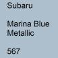 Preview: Subaru, Marina Blue Metallic, 567.